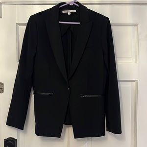 Veronica Beard, Black Scuba Blazer, Size 12